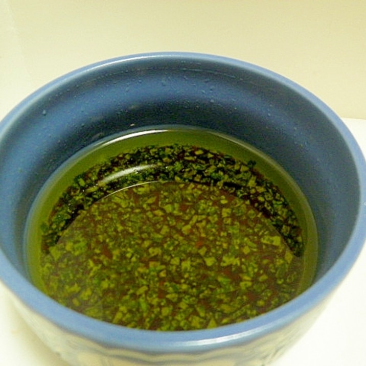 大葉入りオリーブオイルのドレッシング レシピ 作り方 By Hamupi Ti Zu 楽天レシピ